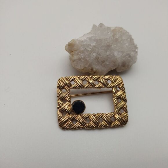 Gold toned vintage brooch - Picture 3 of 3